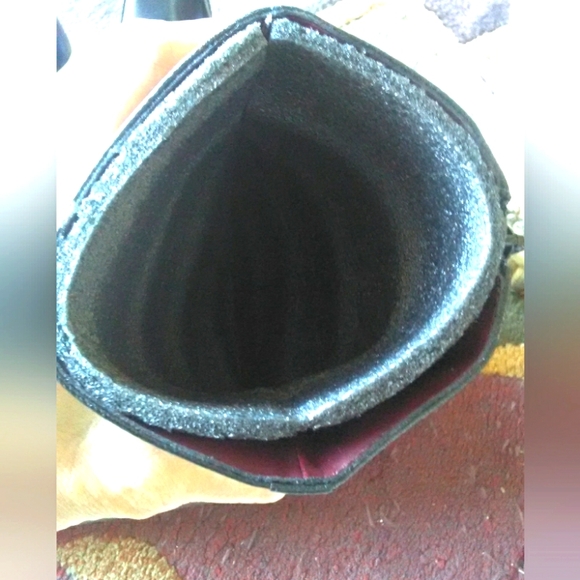 BNWOT VINTAGE NINE WEST LEATHER BOOTS BLACK/ CREAM SZ. 9.5 M (DANSEL) - Picture 5 of 8